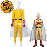 【In Stock】Anime One Punch Man Cosplay Saitama Costume Costumes